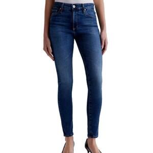 AG Adriano Goldschmied Farrah High Rise Skinny Split Hem Ankle Jeans Size 28